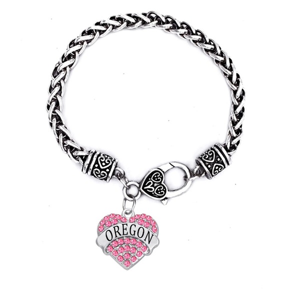 Oregon Sets Gorgeous Rhinestones Circled Oregon - Picture 4 of 6